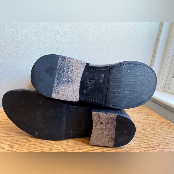 FRYE Black Leather Buckle Boots - Picture 7 of 7